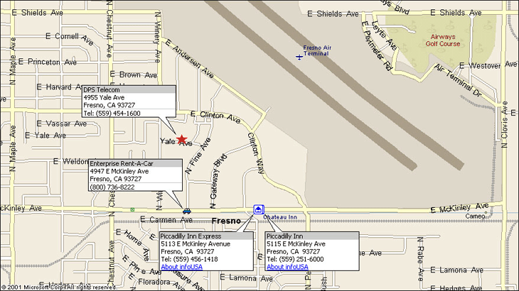 Factory Training Area Map