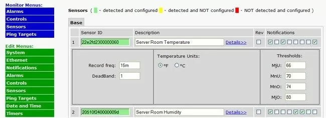 The TempDefender Setup Interface